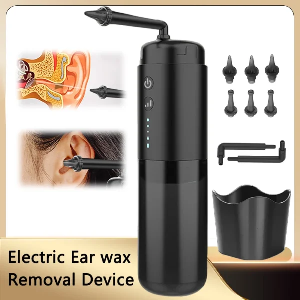 Electric Ear Washer Ear Wax Removal Device Tools For Adults Child Water Irrigation Ear Cleaner Kit