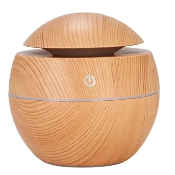 USB Ultrasonic Cool Mist Sprayer Essential Oil Fragrance Mini Home Wood Grain Air Humidifier Electric Air Aroma Diffuser Purifie - Image 5