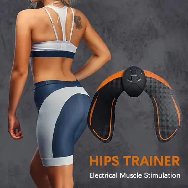 EMS Hip Muscle Stimulator Fitness Lifting Buttock Abdominal Arms Legs Trainer Weight Loss Body Slimming Massage With Gel Pads - Image 4